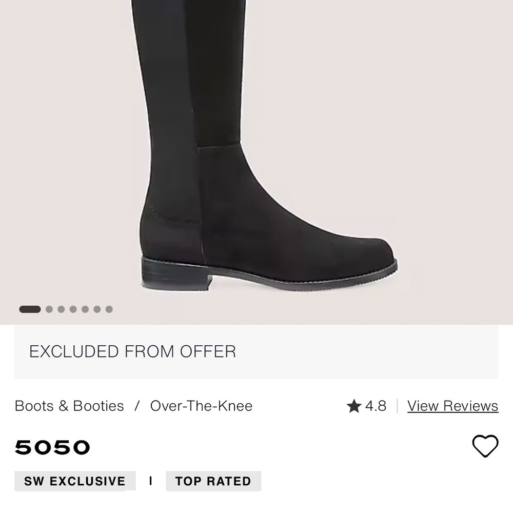 Stuart Weitzman 5050 Suede Over-The-Knee boots